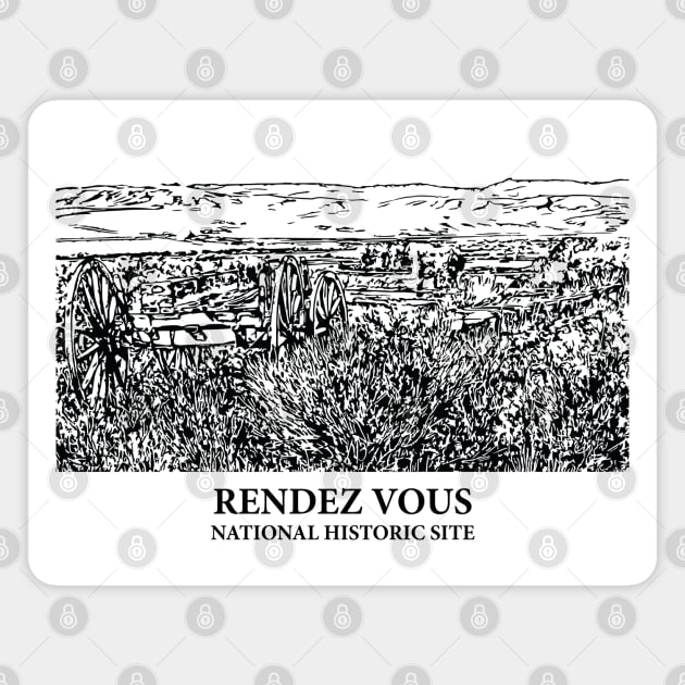 Rendezvous National Historic Site Magnet by Lakeric